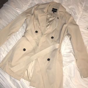 Express Tan Peacoat